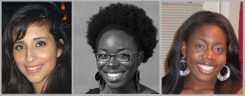 Diana Pena, Myself, and Gbemi Maiyegun (were in the Multicultural Information Center together)