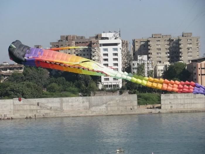 International kite festival 2011 held at Ahmedabad, India