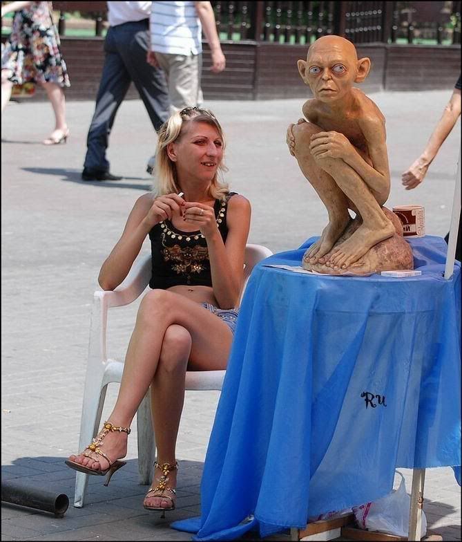 monkey and women funny