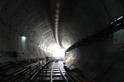 rail inside caves