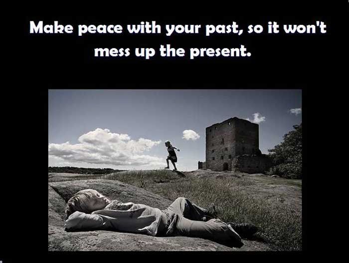 make peace with your past