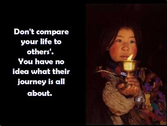 dont compare your life