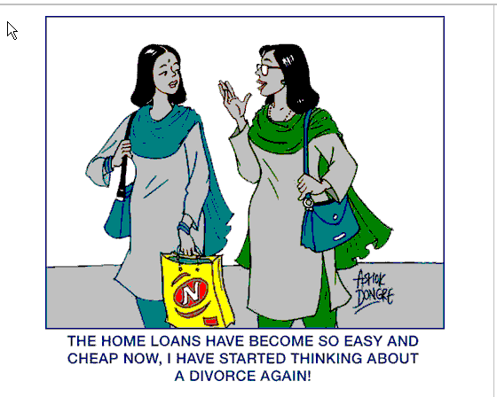 cartoon on home loans