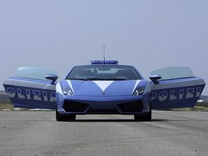 italian police lamborghini