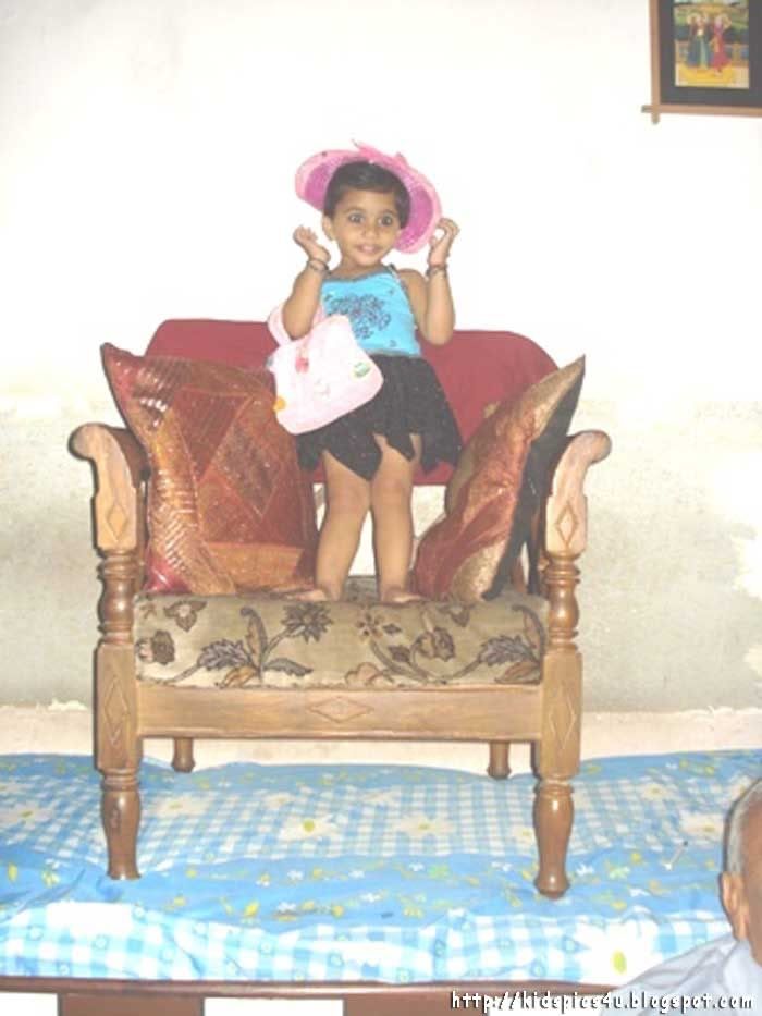 baby at chair