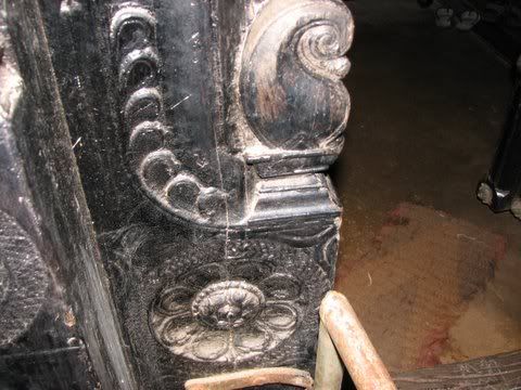 detail from front doorframe