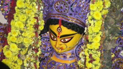 j p nagar durga idol