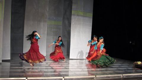 dancers twirling nati binodini RS theatre festvial