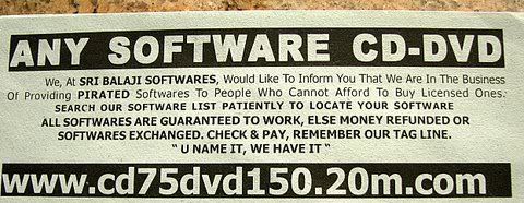 pirated software for sale 100908