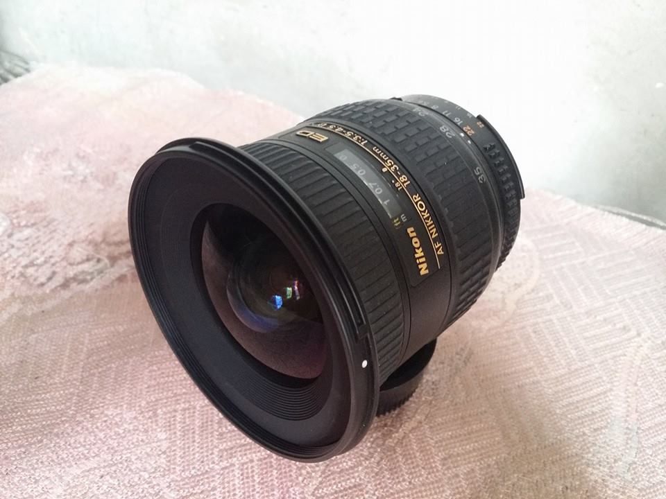 Nikkor Lens 35F2D, Nikkor Lens 18-35 3.5-4.5D ED IF, Tripod Manfrotto  MT294A3 - 3