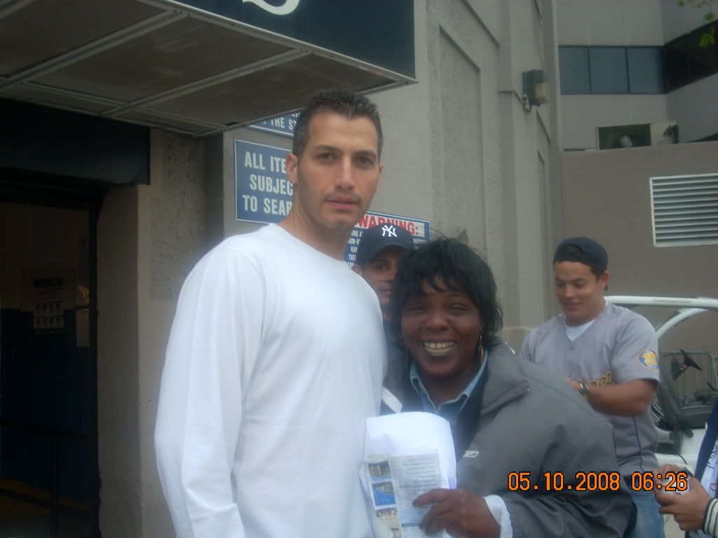 Andy Pettitte with my mom! Pictures, Images and Photos