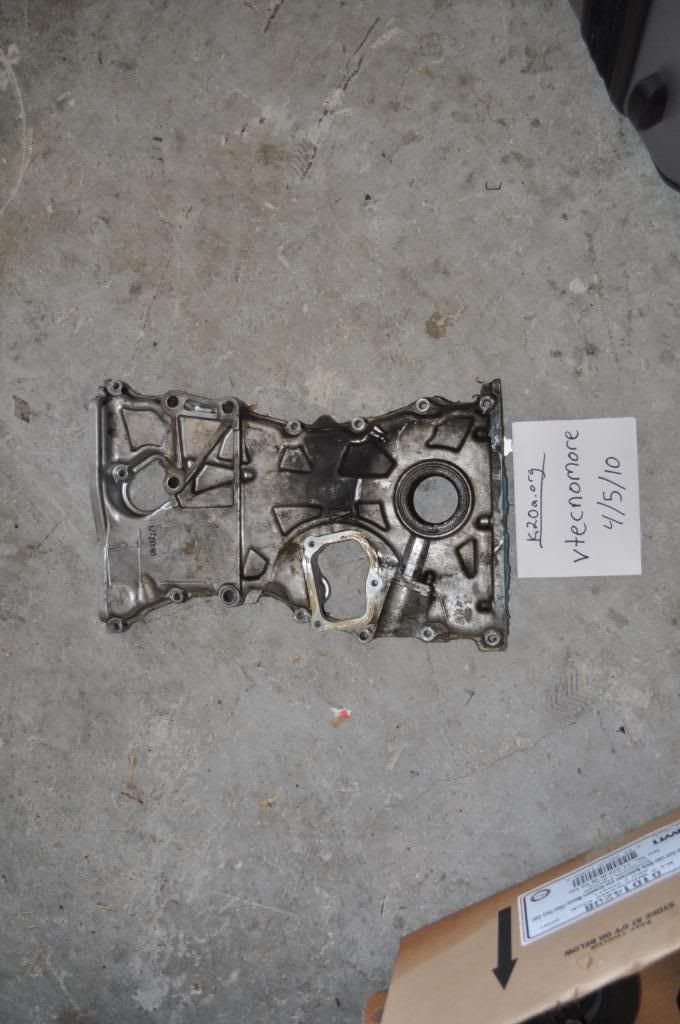 FS/FT K20a2 cams, K20z1 Crank, Timing Cover, Crank Pulley, Cam Gears