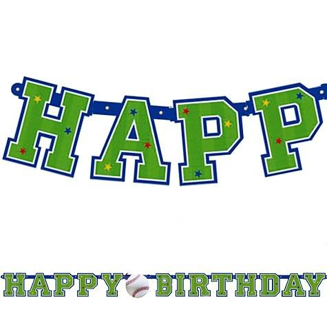 Gymnastics Birthday Party Supplies on Sports 5ft Happy Birthday Party Letter Banner Party Supplies   Ebay