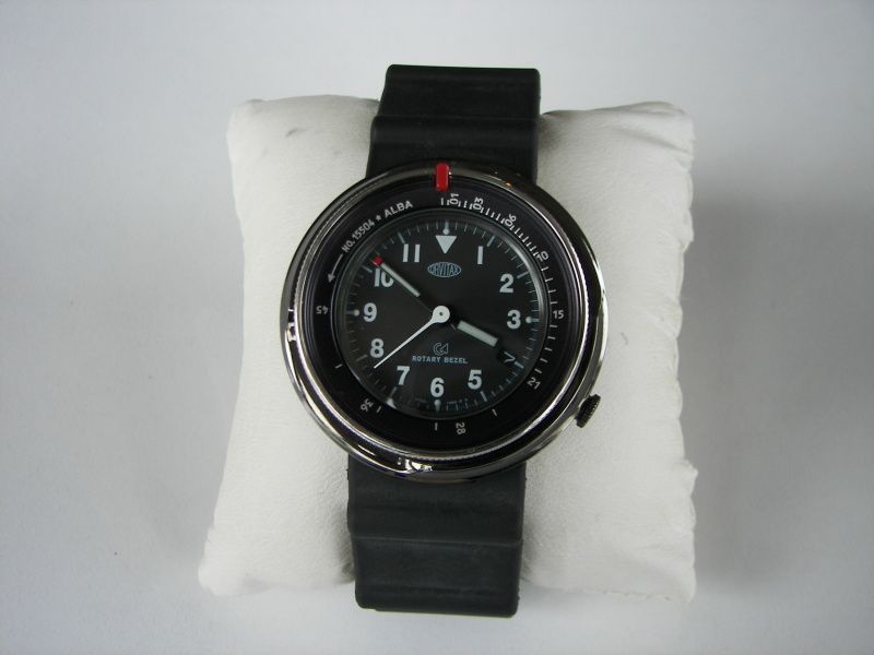 SEIKO ALBA ORVITAX Watch V655-6120 ASJS005 1999 Black Dial
