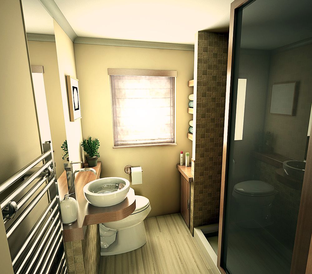 Bathroom design 2m x 2m