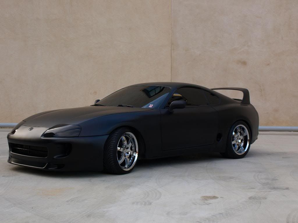 black supra car