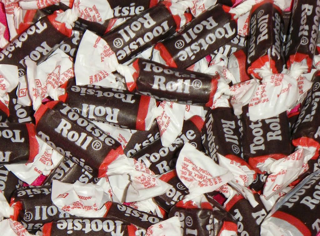 The ever popular Tootsie Rolls, and other imported American candies ...