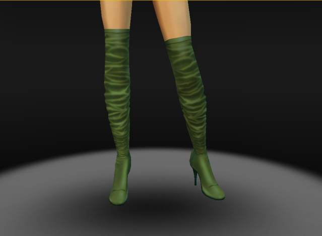 Olive Green Boots 1