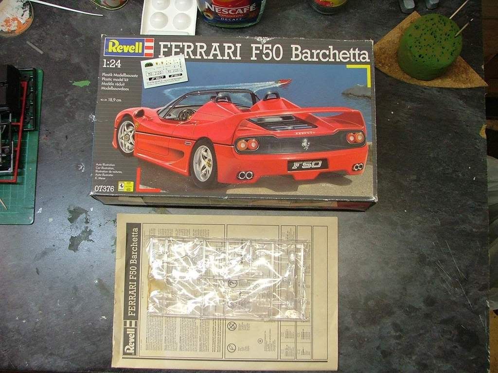 【希少】Revell Ferrari F50 Barchetta 1/24 Rare Ferrari F50 Barchetta Hasegawa Revell 1/ 24 Car Model