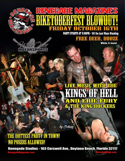 Live Music with the Kings of Hell Plus Eric Fury & The King Rockers!