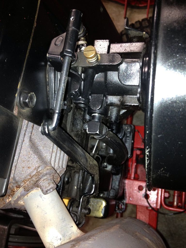 Throttle linkage problem... Engines RedSquare Wheel Horse Forum