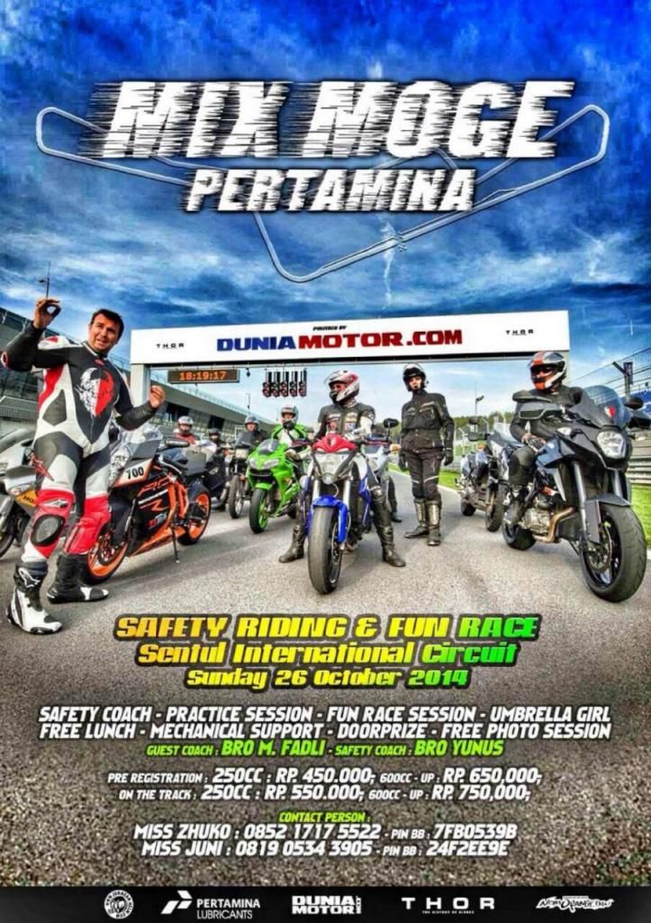 Event Safety Riding dan Fun Race Oktober 2014 di Sentul | Inside Helmet