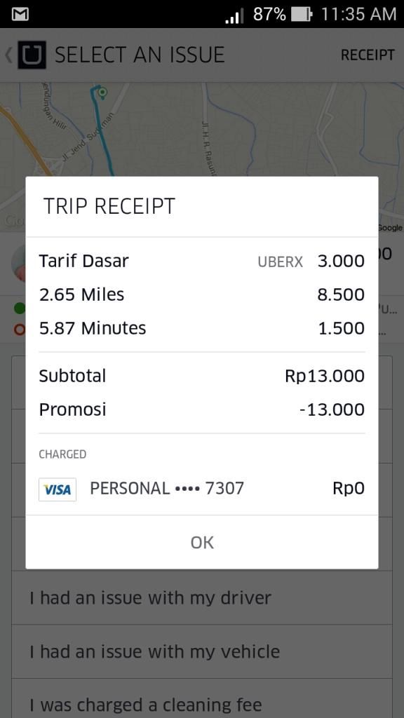 Promo Uber Free Dari dan Ke Kuningan 2015