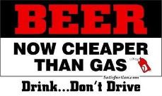 beer cheaper than gas