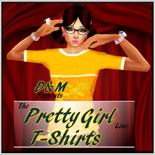 Pretty Girl T-Shirt Yellow A