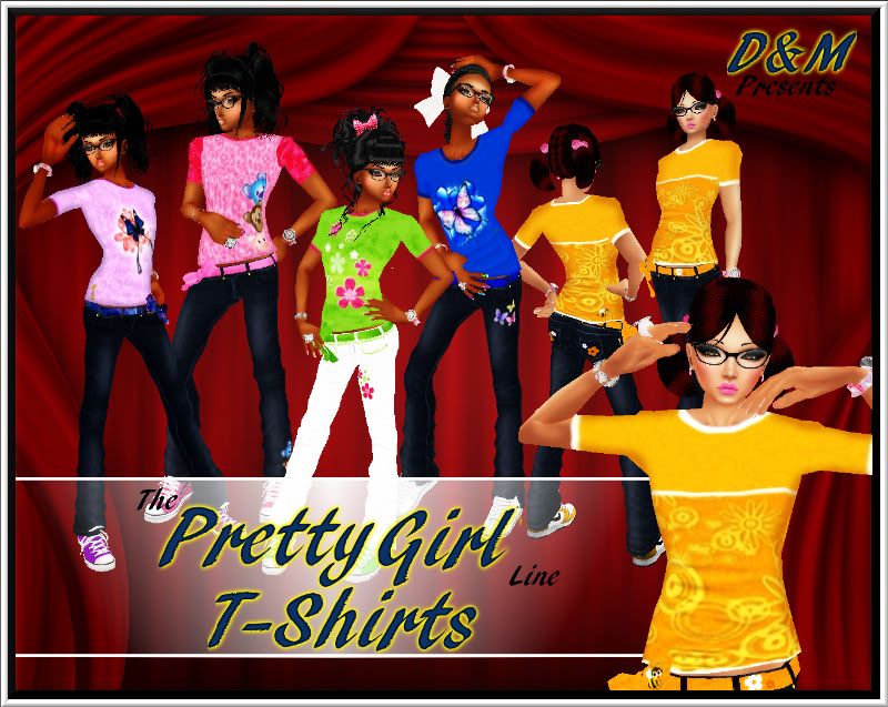 Pretty Girl T-Shirt Yellow