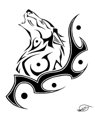 Tribal Wolf Tattoo | Flickr - Photo Sharing! Tribal_Wolf_Tattoo.jpg SNIPERWOLF