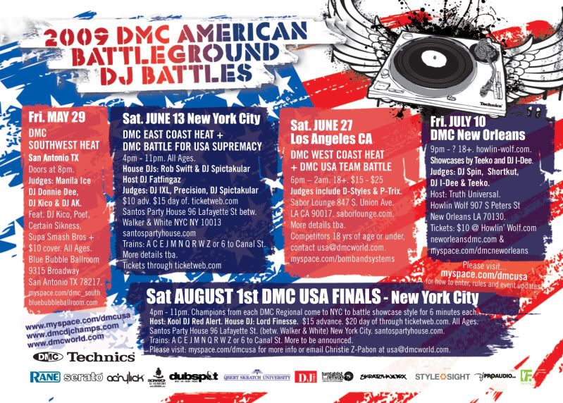 DMC REGIONAL HEATS BACK