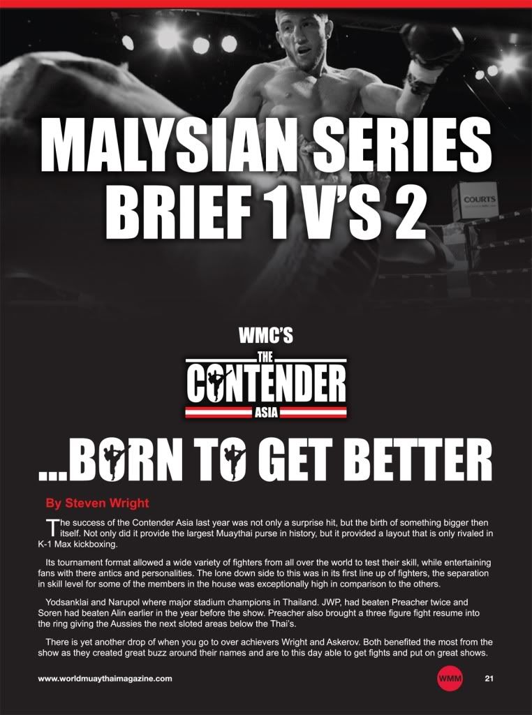 Contender Asia Series Muaythai Page 1 of 3