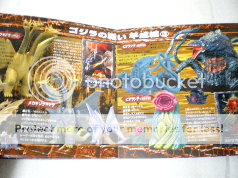 Japanese Godzilla toys figures Photo Book Mothra Gamera 