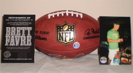 WE HAVE MANY MORE BRETT FAVRE ITEMS AVAILABLE IN OUR  STORE