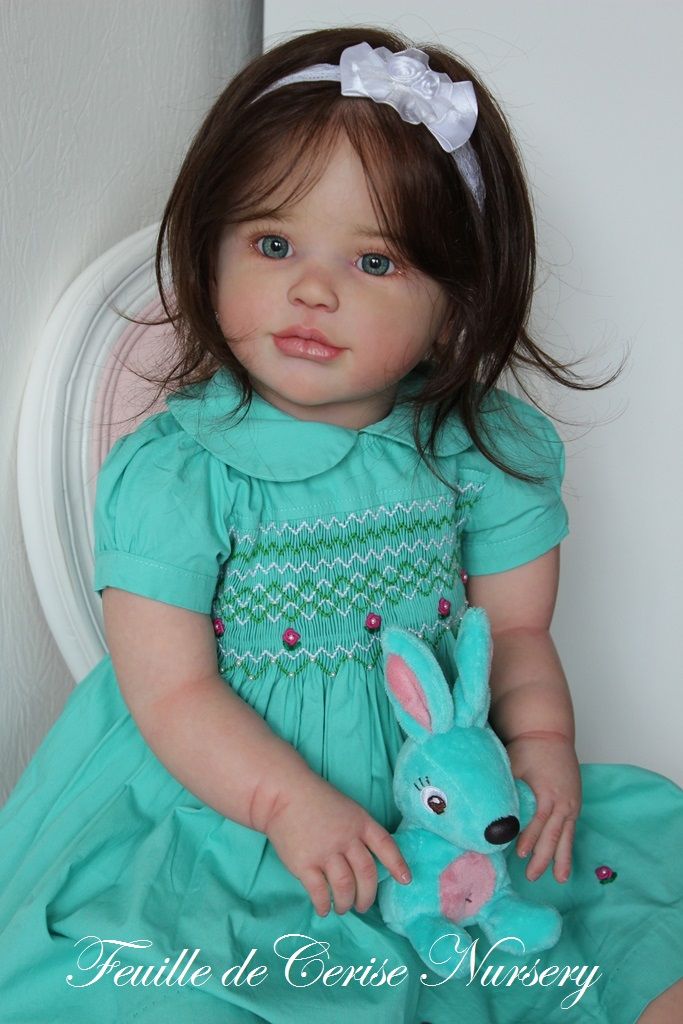 Reborn toddler doll kit Sally by Regina Swialkowski , micro-rooting ...