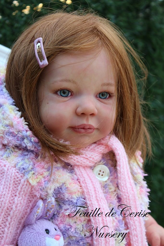 Feuille de Cerise Nursery - reborn toddler doll - micro-rooting human ...