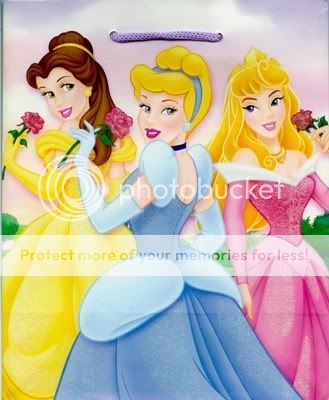 Disney Princesses Medium 7 x 9 Gift Bag Party Supplies  