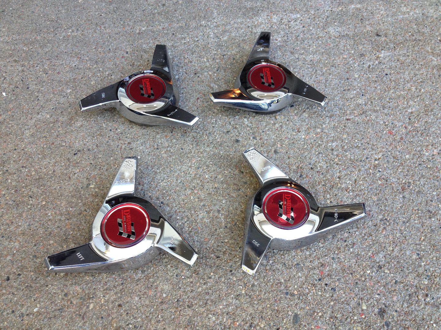 3 WING DAYTON KNOCK OFF'S WITH EMBLEMS