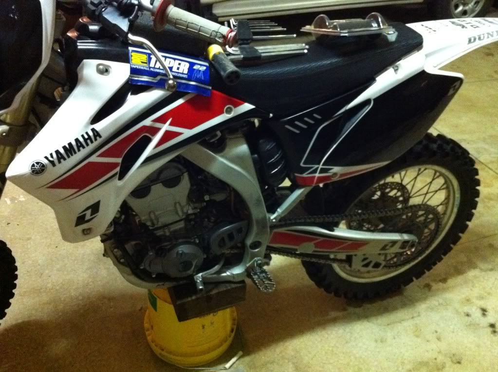 YZ250F White Graphics - WR/YZ 250F - ThumperTalk