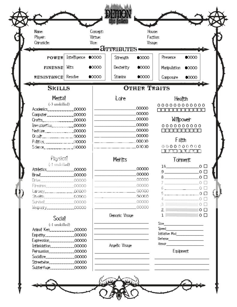 [nWoD] Demon: The Fallen | Tabletop Roleplaying Open | Page 2 | RPGnet ...