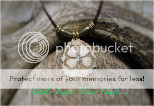 Whitetail Elk Lucky Deer Carved Art Antler Necklace Hunter Mathews or 